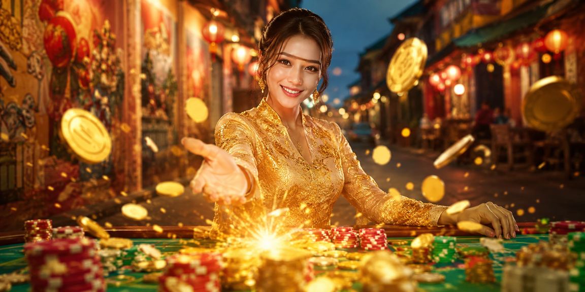 Pemain kasino Pulau Pinang bergaya kebaya menikmati permainan digital